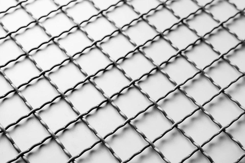 Crimped woven wire mesh