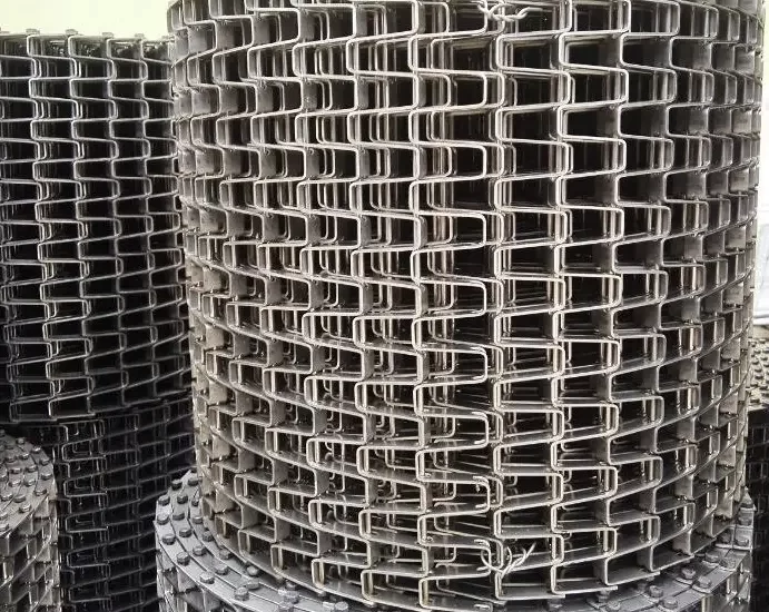 SS 316 Honeycomb Flat Wire Mesh Conveyor Belt